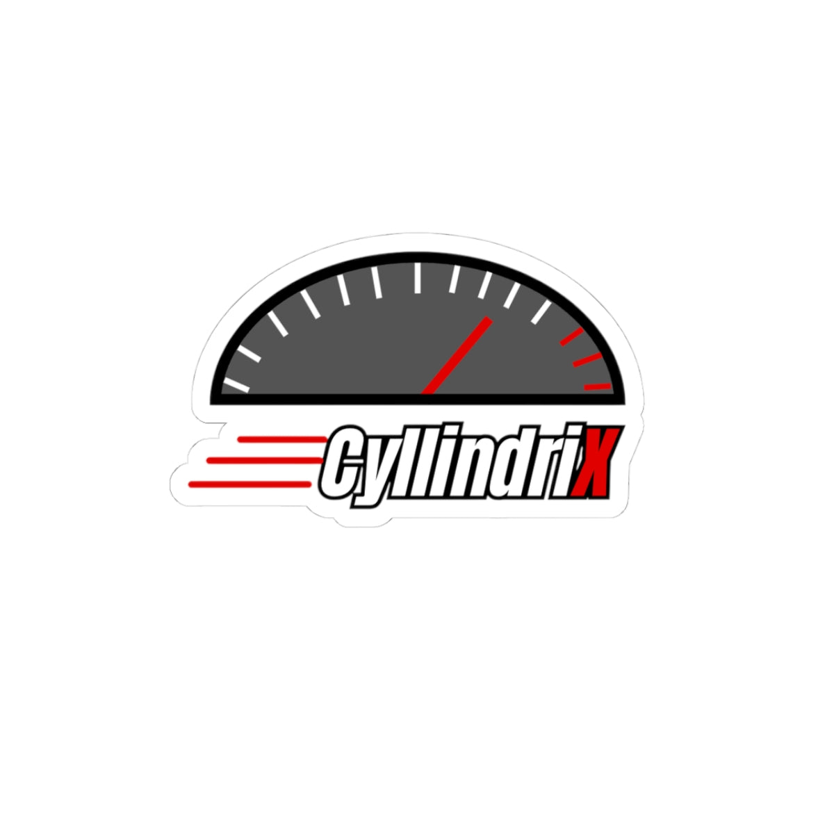 The CyllindriX Garage - Speedometer Sticker